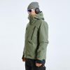 Men's Ski Jacket, Warm Insulated Winter Snow Coat, Lightweight Waterproof Breathable Hooded Jacket with Pockets