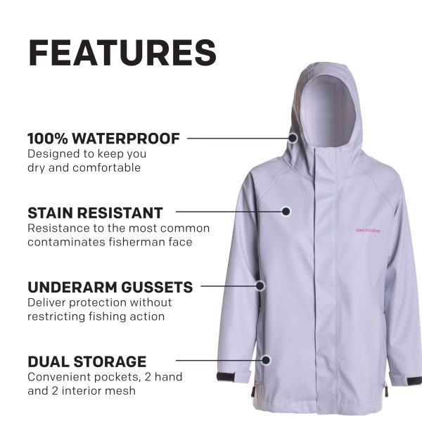 Women??s Neptune Commercial Fishing Jacket | Waterproof, Adjustable