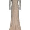 Women's Beaded Off Shoulder Gown